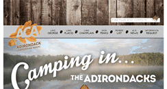 Desktop Screenshot of adirondackcampgrounds.com